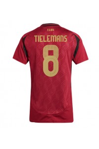 Fotbalové Dres Belgie Youri Tielemans #8 Dámské Domácí Oblečení ME 2024 Krátký Rukáv